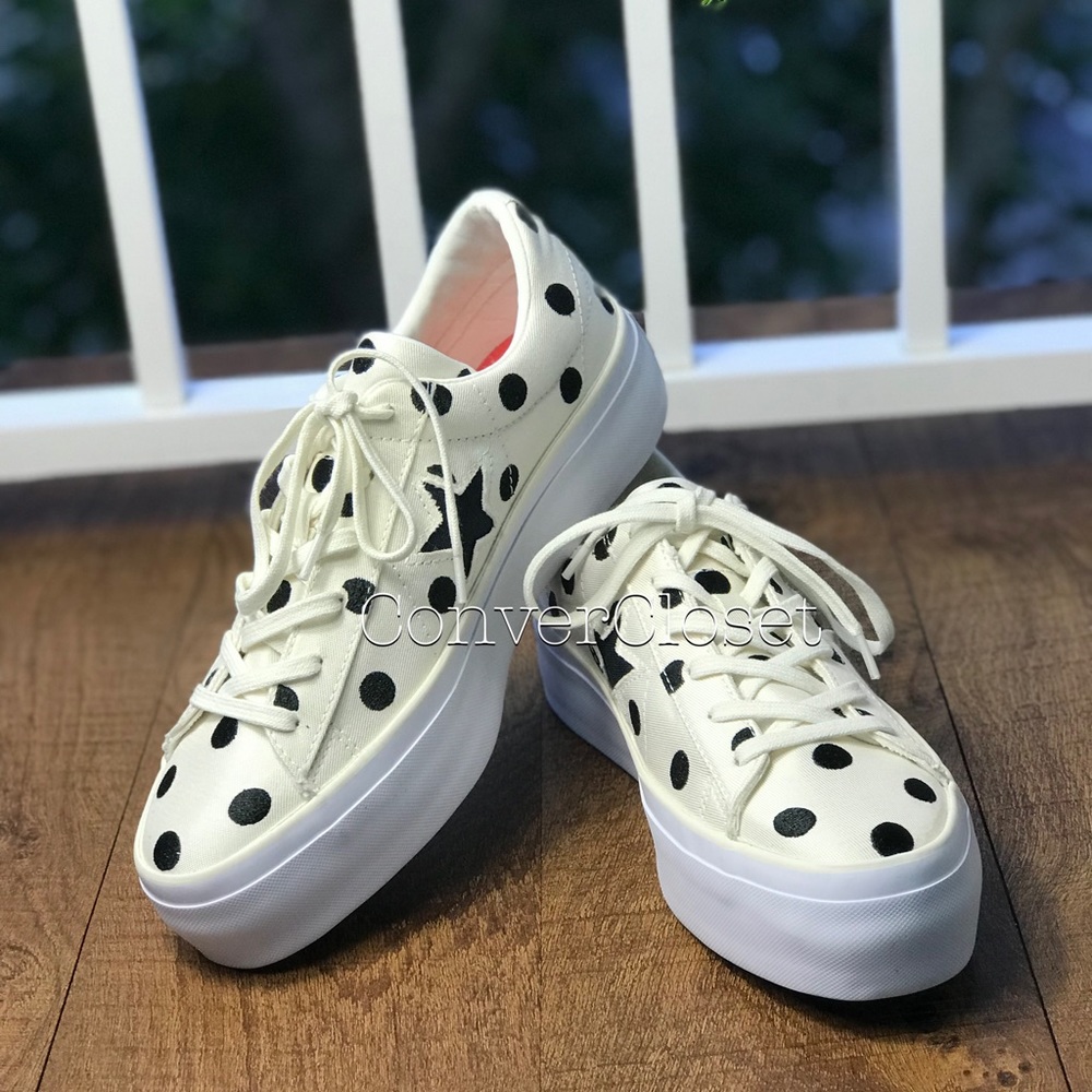 NWT Converse One Star Platform OX Egret WMNS AUTHE - Picture 3 of 8